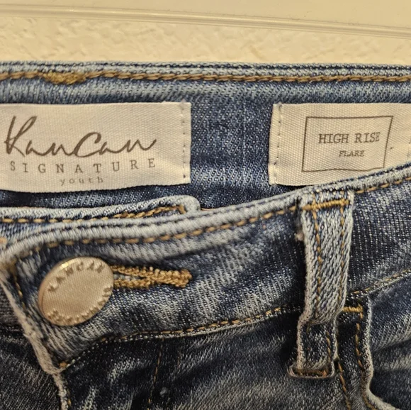 KanCan Signature Girls Flare Jeans - Picture 3 of 4
